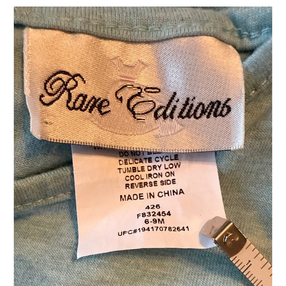 Rare Editions‎ Outfit 6-9M Ruffle Top Bell Bottom Pants